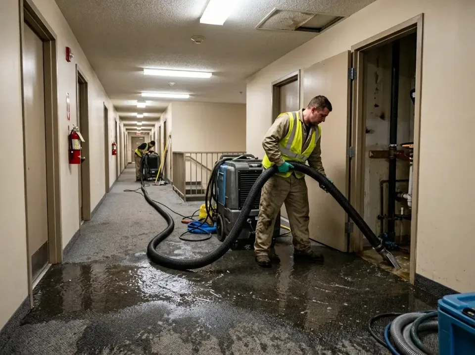 multi-unit-apartment-hallway-f-005 — frequently asked questions, Emergency Burst Pipe Water Extraction & Removal in Woodmere…